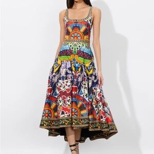 Alice + Olivia, Diana Structured Midi Dress - Sold Out! Size 2/4